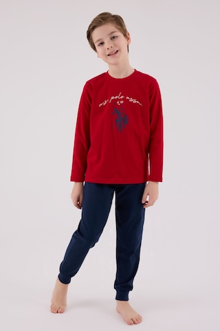 U.S. Polo Assn. U.s. Polo Assn Erkek Çocuk Kırmızı Pijama Takımı Us2233-c-v2