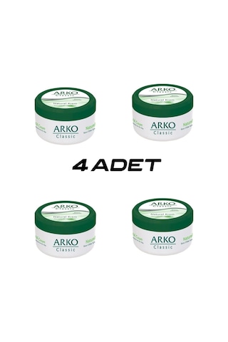 4 Adet Arko Classic Naturel El Kremi 150ml Bx40