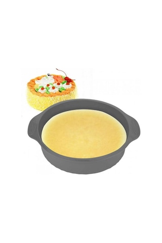 Reedark "yüksek Kaliteli 9 İnç Silikon Kek Kalıbı - Fırın, Mikrodalga Ve Bulaşık Makinesi Uyumlu" Gri