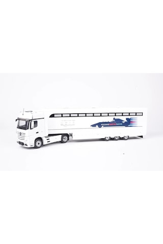 1:43 Ölçek 2016 Mercedes Benz Actros Team Williams Martini Racing Diecast Metal Minyatür Model Araba 40cm