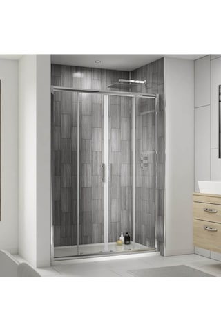 Blackline İki Duvar Arası Duvardan Duvara 5Mm Cam Duşakabin H:190 Şeffaf