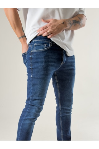 Cocopelli Slim Fit Mavi Erkek Kot Pantolon Coc2717 Mavi