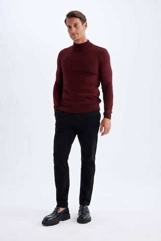 DeFacto Slim Fit Dar Kesim Yarım Balıkçı Yaka Basic Düz Triko Kazak R1127AZ24WNBR50