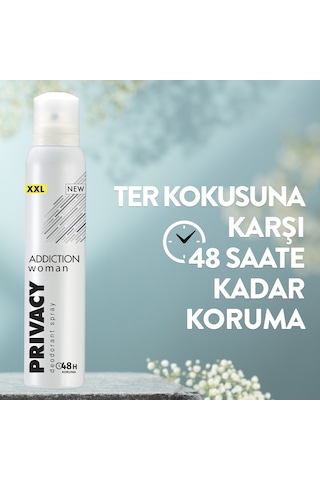 Privacy Addiction Woman Kadın Alüminyumsuz Vegan Deodorant 4x200 Ml