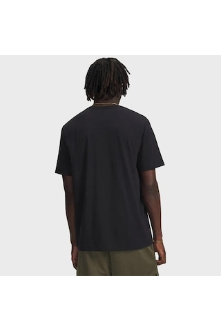 Under Armour 60/40s Armour Globe Erkek Siyah Polo Yaka Tişört