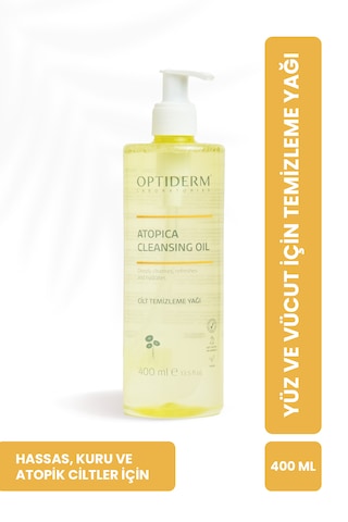Optiderm Atopica Cleasing Oil Yüz Ve Cilt Temizleme Yağı 400 Ml