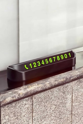 Numaralık - 609 - Araç İçi Araba Araç Park Numaratör Telefon - Csmo-tex - Numarası Yazma