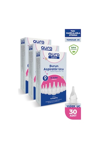 Nazal Burun Aspiratörü Yedek Uç 30 Adet