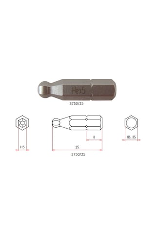 vessel 446406 Boundus Allen Bits Uç 5x25 MM vessel 446406 Boundus Allen Bits Uç 5x25 MM