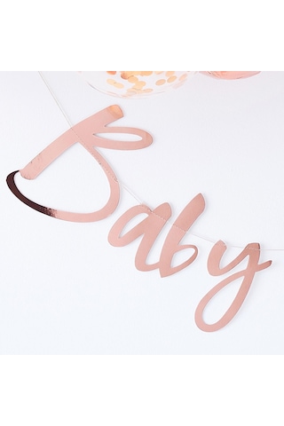 Baby Shower Asılan Süs - Rose Gold 0 - 99