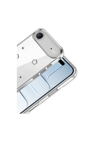 Apple Uyumlu iPhone 17 Air Uyumlu Fiyonk Desenli Kapak - Desen 2 Renkli