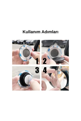 Siolanzi Çerçevesiz Ayarlanabilir Kör Nokta Aynası 2 Adet