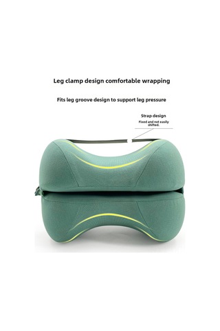Qingmipy Hafıza Köpük Bacak Yükseltme Yastığı - Hamileler, Yaşlılar İçin Basınç Alleviatörü - Uyku Konforu Ve Kan Akışını İyileştirir Yeşil, 28x20x20 Cm