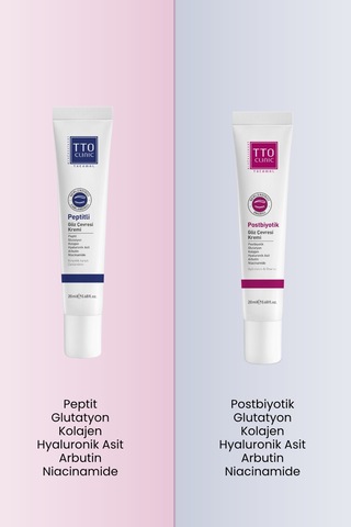 Tto Clinic Peptit + Postbiyotik Göz Çevresi Bakım Seti 2 x 20 ML