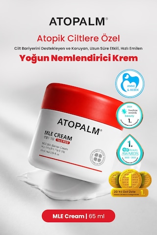 Atopik Ciltlere Özel Cilt Bariyerini Destekleyen Yoğun Nemlendirici Krem Atopalm Mle Cream 65 Ml