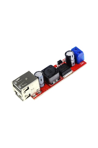 Dual Usb Soket Output 9v/12v/24v/36v To 5vdc-dc 3a Step-down Araç Şarj