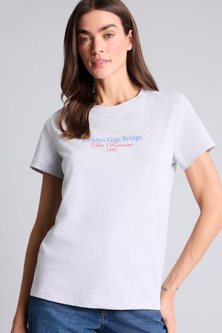 Defacto Baskılı Gri Kadın T-shirt H2144ax/gr93 Gri