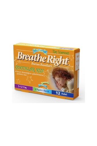 Breathe Right 5 - 12 Yaş Çocuklar İçin Burun Bandı 12'Li