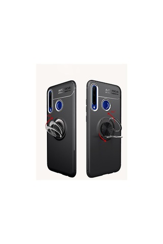 Huawei P40 Lite E Kilif Yüzüklü Magnetli Ravel Case 406652826