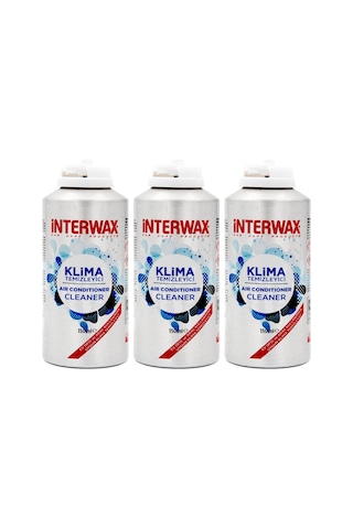 Interwax 3 Adet Limon Kokulu Klima Temizleyici Klima Fresh