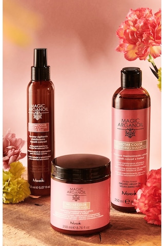 Nook Nectar Color Boyalı Saçlar İçin Argan Yağlı Renk Koruyucu Şampuan 250ml Zayıf - Yıpranmış