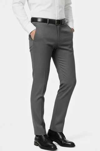 Erkek Regular Fit Kumaş Pantolon Likra Kumaş Bgl-st05034 K.Gri