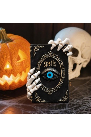 Homyl Kitap Heykelcik Ev Dekorasyonu Dekoratif Reçine Heykel Raf 14cmx8,5cmx19,8cm