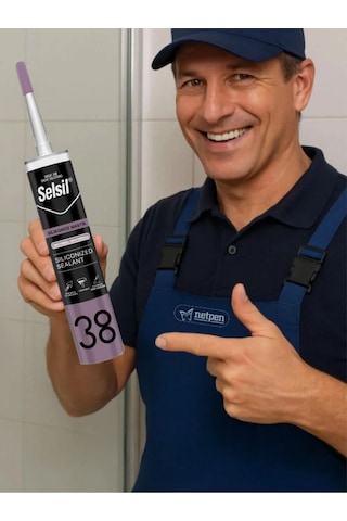 Selsil Silikonize Mastik 500 Gr K.kahverengi 10 Adet , Plastik Tabanca Kahverengi