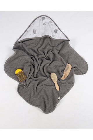 Luckka Pamuk Bebek Havlu Kundak Banyo Havlusu - Ztkundak 001