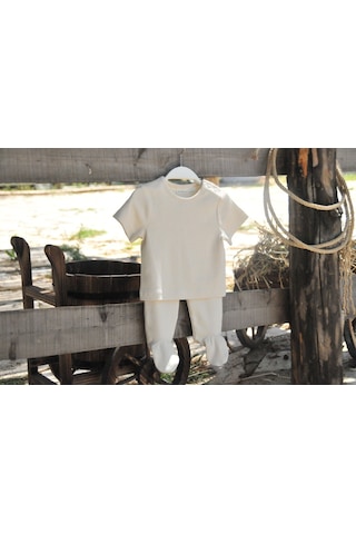 Naturaborn Gots Organik Sertifikalı Bebek T-Shirt (456444559) Bej