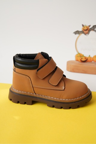 Daxtors D0cot33 Günlük Ortopedik Çocuk Unisex Soğuk Geçirmez Bot Camel