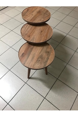 3'Lü Zigon Sehpa 1.Sınıf Mdf Tabla (462519008)