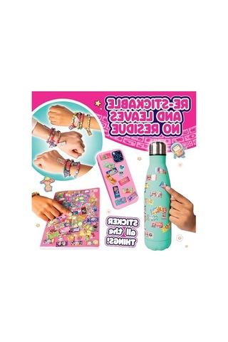 Kör Kapsül Bilezik - Yapışkanlı Sticker Abanoz