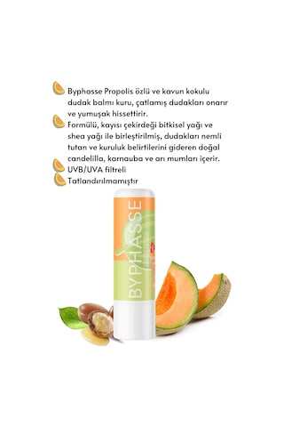 Byphasse Kavun Aromalı Nemlendirici Dudak Bakım Kremi 4.8 G