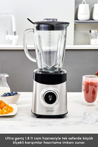 Karaca Dijital Ekran İnox Smoothıe Blender 1800 W