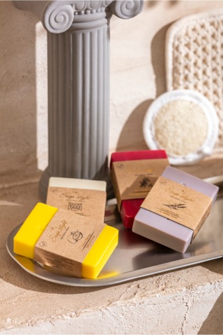 Soap Light Doğal Sabunlar Ve Pamuk Lifi Seti