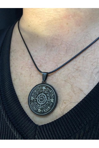 Celcelutiye Ve Ismi Azam Vefki Unisex Işıklı Kutuda Sevgiliye Eşe Anneye Babaya Çelik Kolye