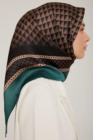 Armine İpek Eşarp Nostalji - 8834-55 Koyu Yeşil Twill KOYU YEŞİL