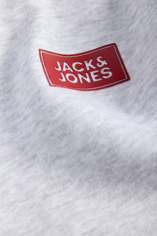 Jack & Jones Jjrush Erkek Sweatshirt Bisiklet Yaka Rahat Günlük Pamuklu Gri