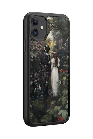 İphone 11 Uyumlu Romantikşövalye Desenli Kamera Korumalı Darbelere Dayanıklı Kılıf 1105-romantikşövalye-iphone11