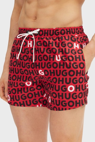 Hugo Erkek Mayo Short 50535412 612 Kırmızı-siyah Kırmızı-siyah