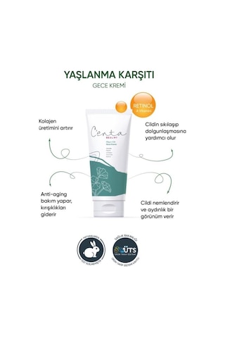 Centa Beauty Olgun Cilt Gece Kremi 50 ML