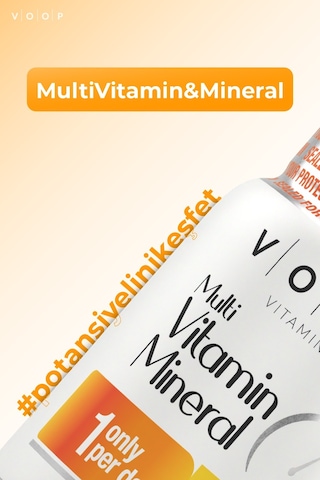 Voop Multivitamin Multimineral Takviye Edici Gıda 30 Kapsül
