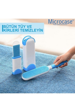 Microcase 2'li Kedi-Köpek Tüy Toplama Fırça Seti - AL3178