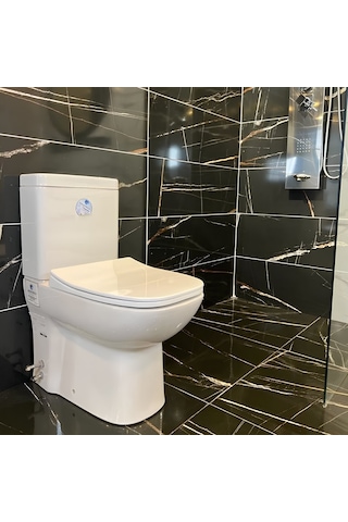 Seramiksan Petite A101101H Kanalsız Duvara Sıfır Klozet + Yavaş Kapak