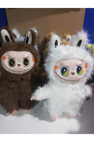 Sevimli Canavar Büyük Labubu Peluş Oyuncak 40 Cm Çok Renkli