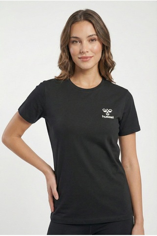 Hummel Cordana 912447-2001 Siyah Kadın T-shirt Siyah
