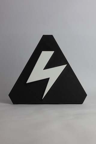 Yüksek Voltaj - 3 Boyutlu Tabela 17cm