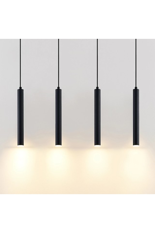 Archio Dört'lü Ledli Sıralı Sarkıt Avize Çok Renkli