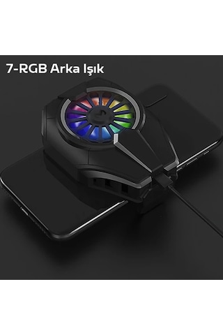 Dl06 Ultra Güçlü Telefon Soğutucu Fan Seramik Turbo Soğutma Oppo Vivo Telefonlara Tam Uyumlu